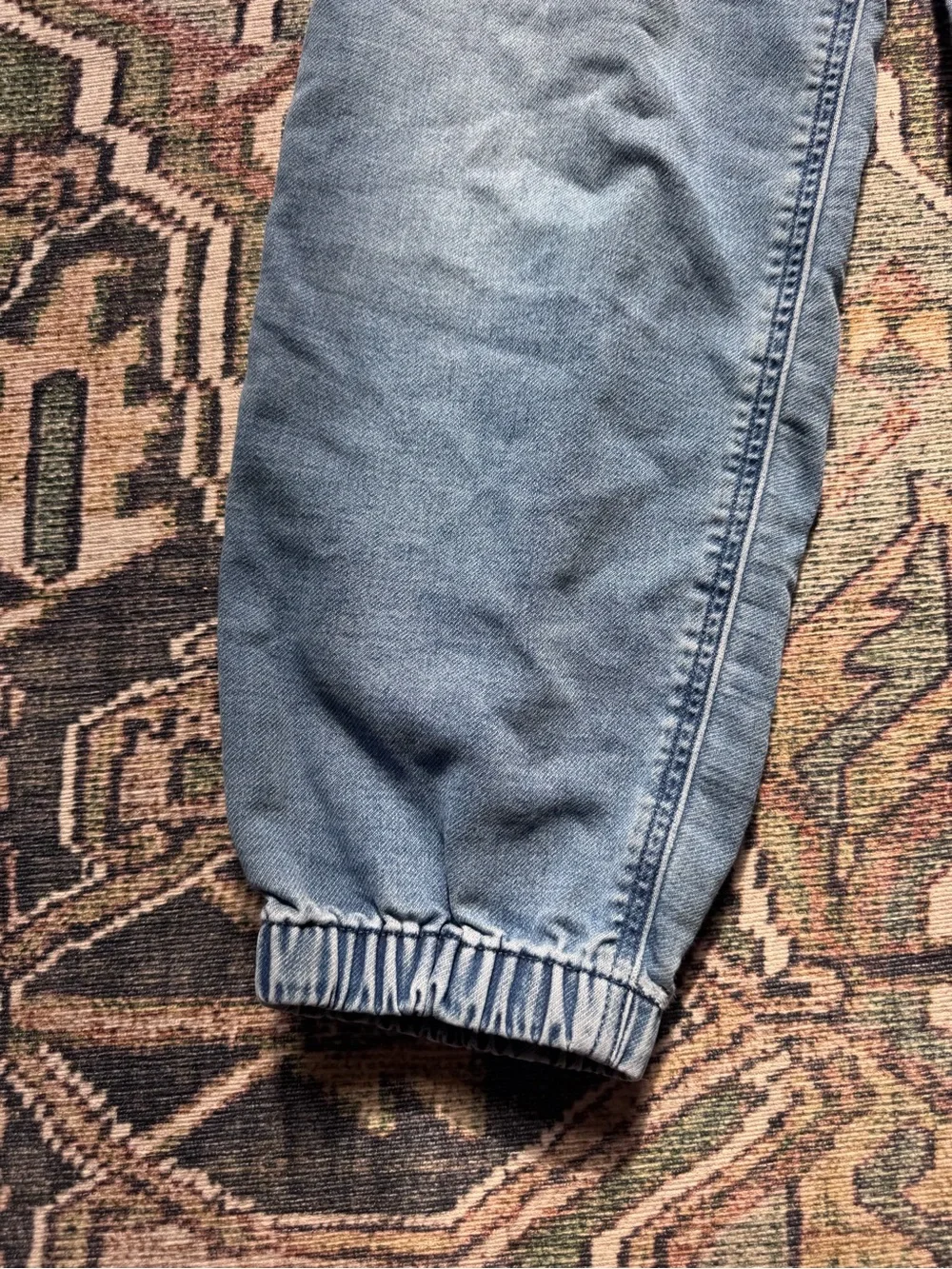 J.Crew Utility jogger denim pant stretch elastic waistband Size 30